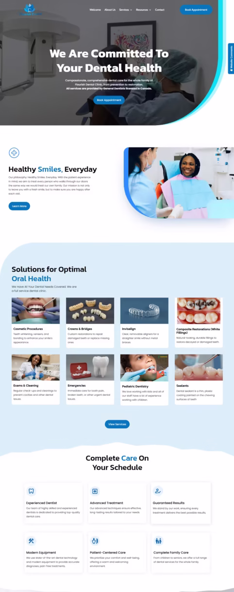 zerotozenith media flourish dental