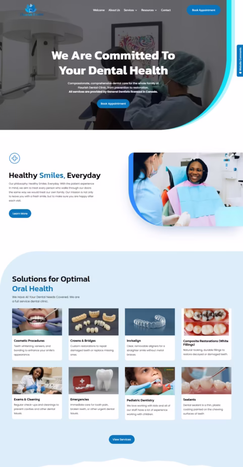 zerotozenith media flourish dental